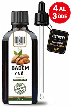 Genel Markalar Tatlı Badem Yağı 100 Ml. Soğuk Pres (sweet Almond Carrier Oil)