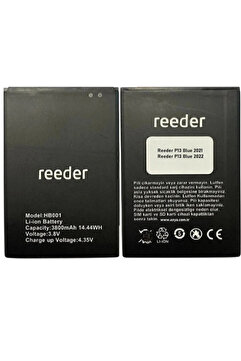 Reeder P13 Blue 2022 - 2021 Batarya 3800mah