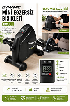 Voit Garantili Dynamic Mini Egzersiz Bisikleti