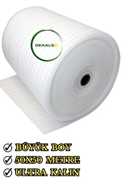 Dekals Büyük Rulo Şilte Tabak Arası Bardak Sarma Cam Sarma Şiltesi Taşınma Ambalaj Malzemesi 50x50