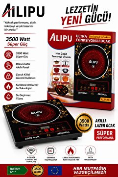kar-bul Lazer Elektrikli Ocak 2400 Watt Sadece Çelik Tencere Uyumlu