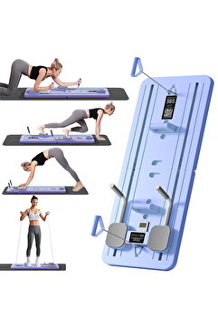 Arkagan Çok Amaçlı Pilates Egzersiz Aleti, Pilates Reformer, Pilates Aleti, Lila