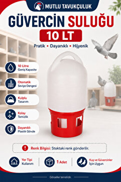 mutlu tavukçuluk Suluk 1 Adet Güvercin Suluğu 10 Litre Posta Şebap Taklacı Urfa Hatay Bursa Konya Güvercini Hünkari