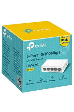 Tp-Link LS1005 5 Port 10/100 Mbps Masaüstü Switch