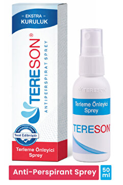 Tereson El,ayak, Koltuk Altı Terleme Önleyici Ve Ter Kokusuna Karşı Koruma Antiperspirant Sprey 50 ml