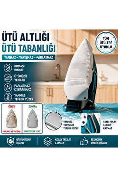 Norviva Teflon Ütü Altlığı (yanmaz, Yapışmaz, Parlatmaz) Ütü Tabanı