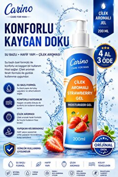 Carino E Bella Carino Care For Man Çilek Aromalı Jel 200 ML – Su Bazlı Jel
