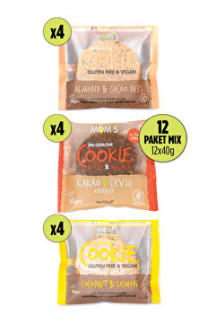 Mom's Natural Foods 12'li Mix Glutensiz COOKIES