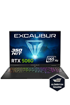 CASPER Excalibur G915 Core i7-13620H 24GB 1TB 8GB RTX5060 16" Freedos Gaming Laptop G915.1362-CF60X-C