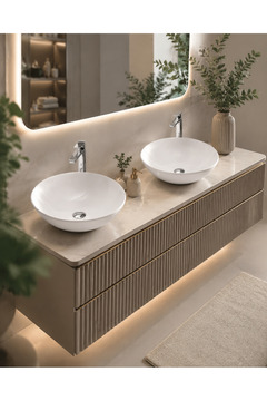 TURKUAZ Cerastyle Zero 46 cm Tezgah Üstü Çanak Lavabo
