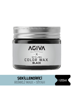 Agiva Hairstyling Wax 02 Siyah 120 gr