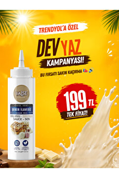 Valse Şeker İlavesiz (Stevia'lı) Sütlü Beyaz Sos (Glutensiz) 330 Gr Waffle & Meyve & Kek &Tatlı&Dondurma