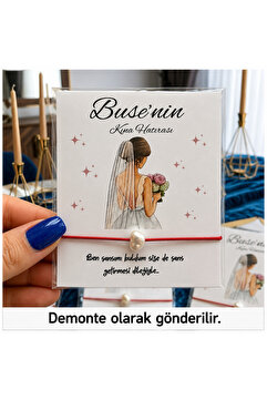 Genel Markalar 24 Adet Kişiye Özel Şans Bilekliği Isimli Söz Nişan Nikah Kına Hediyesi