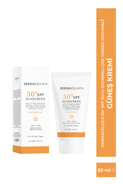 Lynch Cosmetics 50+ Spf Suya Dayanıklı Çok Yüksek Korumalı Güneş Kremi 50 ml