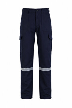 ESERIS Eser 7 7 Gabardin Komcepli Iş Pantolonu Reflektörlü Kışlık Lacivert