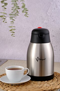Penguen 2 Litre Çift Kat Çelik Çay Termosu 1200P Yeni Model