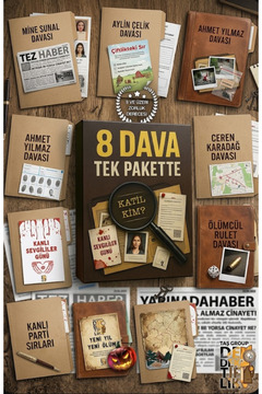 Taş Group Dedektiflik Dedektiflik Oyunu - Cinayet Oyunu - Dedektif Oyunu - Kutu Oyunları - 8 Dava
