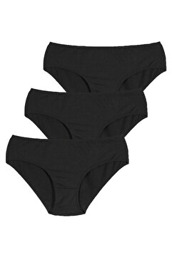 Penti Cover Slip Siyah 3lü Paket