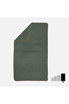 Decathlon Mikrofiber Havlu - XL Boy - Haki - 110 × 175 cm