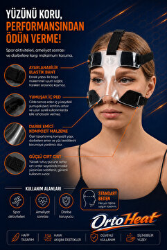 Aksesuar Burun Koruyucu Maske - Ameliyat Sonrası, Sporcular Için