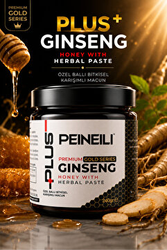 PEINEILI Plus Ginseng, Maca Extract, Tongkat Ali, Çakşır Otu, Panax Içeren Kuvvet Bitkisel Karışımlı Macunu 240 gr