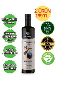 Lavendrose Çörek Otu Yağı 250ml Yüksek Timokinonlu Pestisit Analizli Soğuk Sıkım %100 Doğal * Çörekotu Yağı