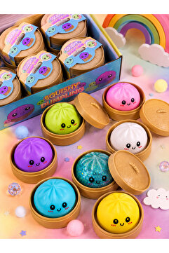 dumpling Çin Mantısı simsiz Squishy sürpriz oyuncağını ve farklı renkli mantı