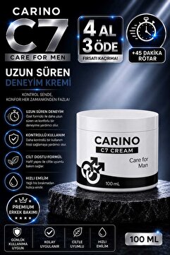 Carino E Bella Carino C7 Cream Care For Man 100 ML – Uzun Süren Deneyim Kremi