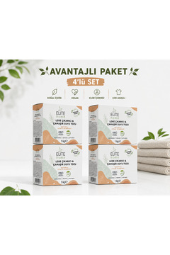 The Elite Home Leke Çıkarıcı Ve Çamaşır Suyu Tozu - Doğal Ve Vegan Sertifikalı 4 lü Set (aile boyu)