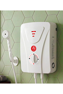 King K7101 Erman Elektrikli Şofben | Anında Sıcak Su | Kompakt Tasarım | Enerji Tasarruflu
