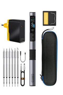 FNIRSI HS-02A 100W Akıllı Kalem Havya Mega Set (PD Destekli)