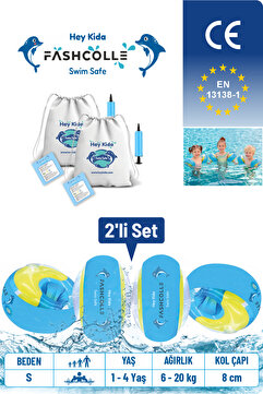 Fashcolle Small Beden Şişme Deniz Kolluğu 1-4 Yaş x 2 Adet