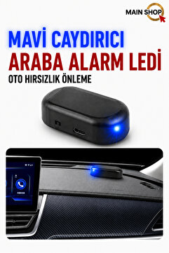 Genel Markalar Main Shop Kablosuz Oto Hırsızlık Engelleyici LED - Mavi Işıklı Caydırıcı M-498