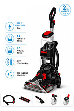 Yasomi Clean Force Pro Dikey Halı-Koltuk Yıkama ve Leke Çıkarma Makinesi
