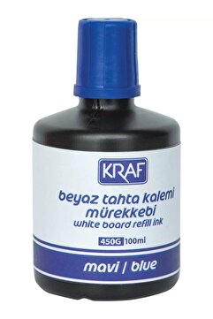 KRAF Beyaz Tahta Kalemi Mavi Mürekkeb 100ml 450g