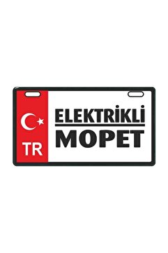 Genel Markalar Kırmızı Elektrikli Bisiklet E-bike Plakalık