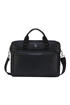 U.S. Polo Assn. US Polo Assn 25042 Omuz Askılı Laptop Çantası Evrak Çantası SİYAH