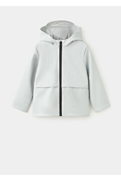 MANGO Baby Kapüşonlu su geçirmez parka
