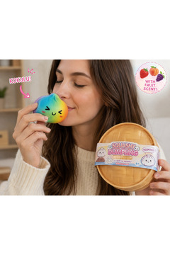 TrendTopic Çin Mantısı Kokulu Gökkuşağı Çin Mantısı Dumpling Squishy - Rainbow Squishy