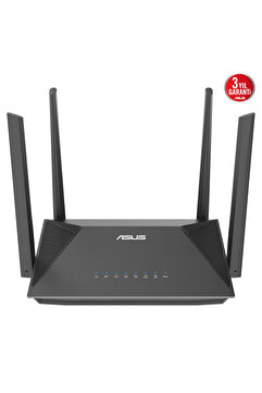 ASUS RT-AX52 Pro, AX3000, 3 Port, 3000Mbps, Dual Band, WİFİ 6, AiMesh, Extendable Router