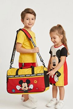 Catwins Kırmızı Mickey Mouse Çocuk Spor Çantası