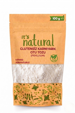 it's Natural Karnıyarık Otu Tozu (PSYLLIUM) 100 G Katkısız
