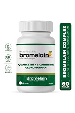 Collagen Life Bromelain 60 Tablet – Quarcetin, L-Carnitine ve Glukomannan