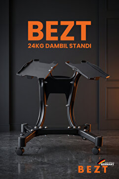 Bezt Pro Sports Ağırlık Standı - 24 Kg Uyumlu Dambıl Seti Organizer Rafı Ev Tipi Fitness Depolama Standı