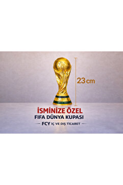 Genel Markalar FİFA WORLD CUP ÖZEL İSİM BASKILI 23 CM FİFA DÜNYA KUPASI ÖZEL İSİM BASKILI 23 CM