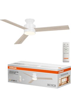 Osram Ceiling Blade Fan 18W 3 Kanatlı Beyaz Kumandalı Tavan Vantilatörü 18w+38w