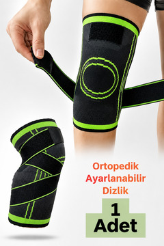 İMVULA Spor,Medikal Dizlik Ayarlanabilir Diz Koruyucu Set Desteği 1 Adet