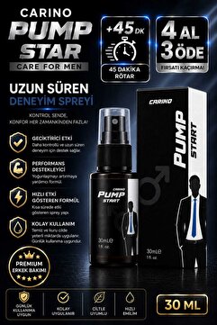 Carino E Bella Carino Pump Start Sprey 30 ML – Erkek Bakım Spreyi