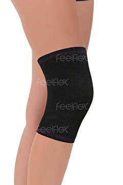 Feelflex Siyah Yün Dizlik Kompresyon Dizlik İçlik (2 Adet) Eklem Ağrısı Diz Kapağı Ağrıları