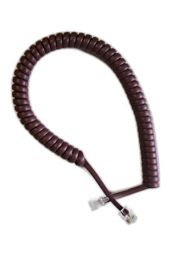 chester Spiral Telefon Ahize Kablosu - 1 Metre (Açılmış Boy) Esnek Yaylı Sabit Telefon Kablosu